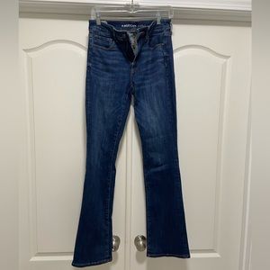 Tall American Eagle High Rise Skinny Kick/Flare - Size 6 Long